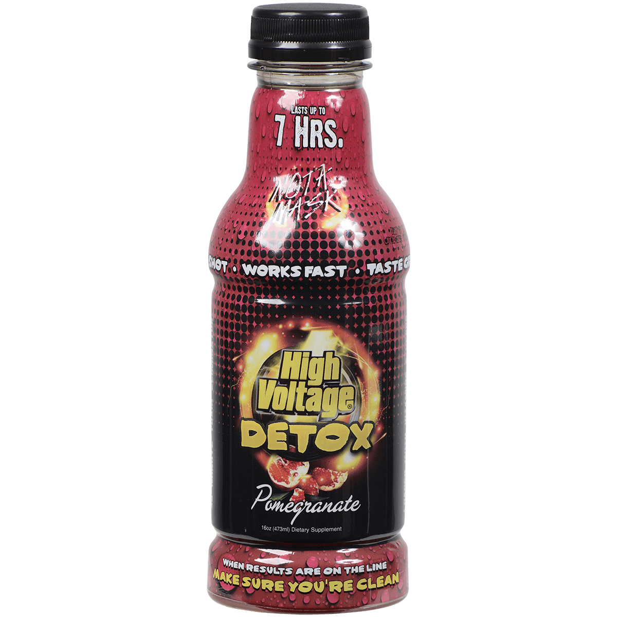 High Voltage 16 Oz. Detox Drink Pomegranate