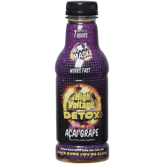 High Voltage 16 Oz. Detox Drink Acai Grape