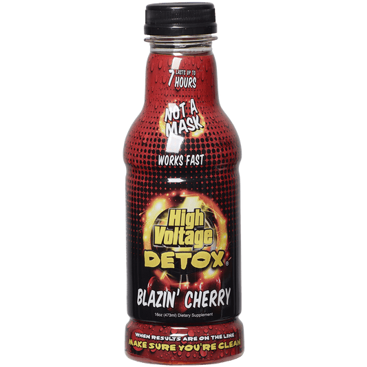 High Voltage 16 Oz. Detox Drink Cherry Flavor