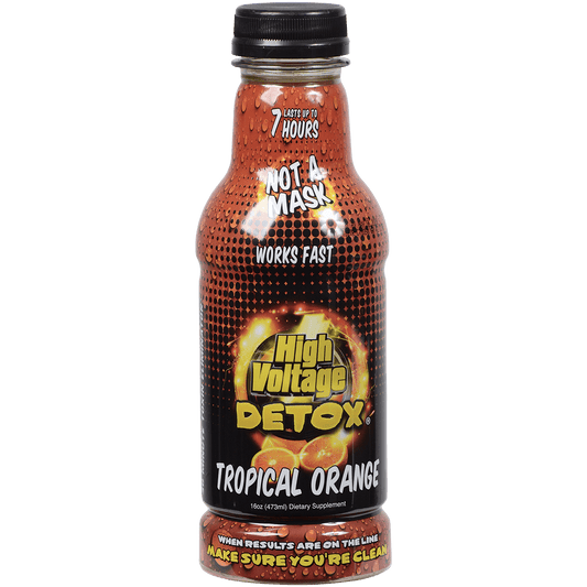 High Voltage 16 Oz. Detox Drink Tropical Orange Flavor