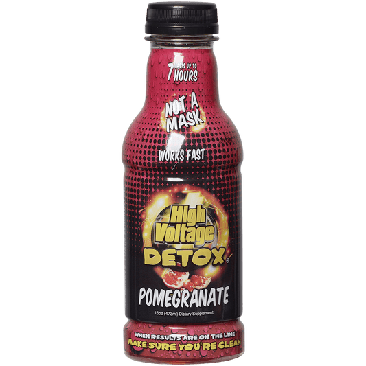 High Voltage 16 Oz. Dbl Flush Detox Liquid & Capsules Pomegranate Flavor