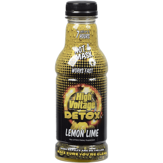 High Voltage 16 Oz. Dbl Flush Detox Liquid & Capsules Lemon Lime Flavor
