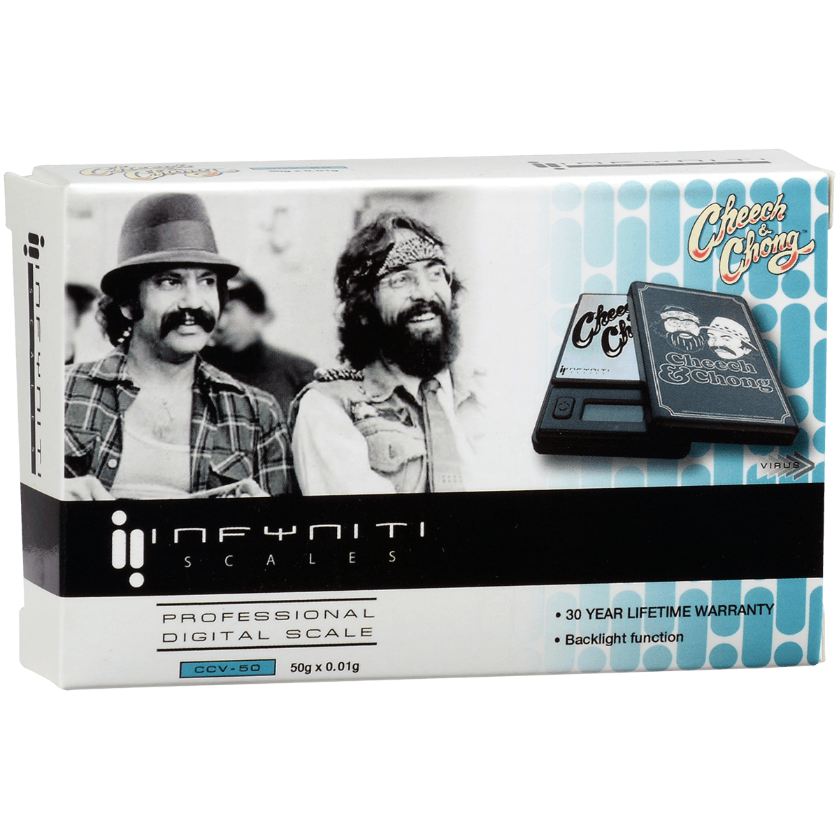 Scales Infyniti Cheech & Chong 50 Gm Mini Digital Pocket .01 Gm-50 Gm