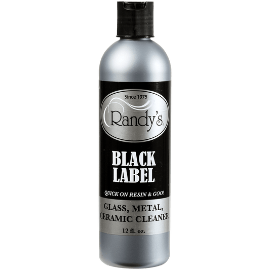Cleaner Randys Black Label Glass Metal And Ceramic Cleaner 12 Oz.