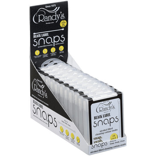 Cleaner Randys Snaps Alcohol Cotton Swabs 12 Ct. Display