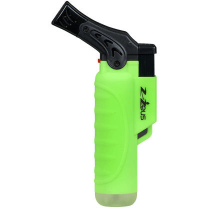 Lighter Newport Zzeus Side Torch 4 Colors Rubber 20 Ct Display