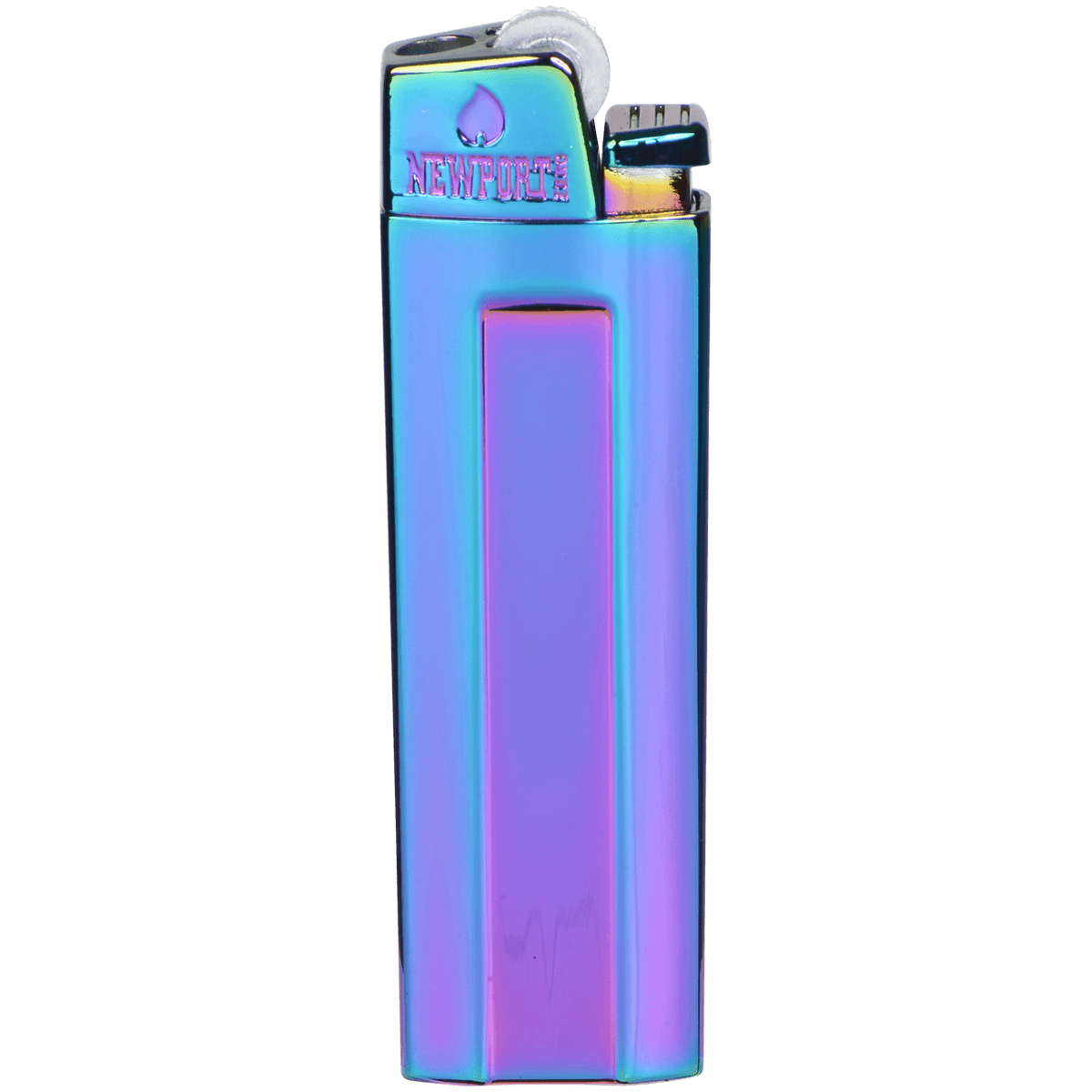 Lighter Newport Zero Single Jet Flame Spectrum Color Design 12 Ct. Display