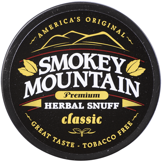 Moist Snuff Non Tobacco Smokey Mountain Classic 10'S 1.20 Oz
