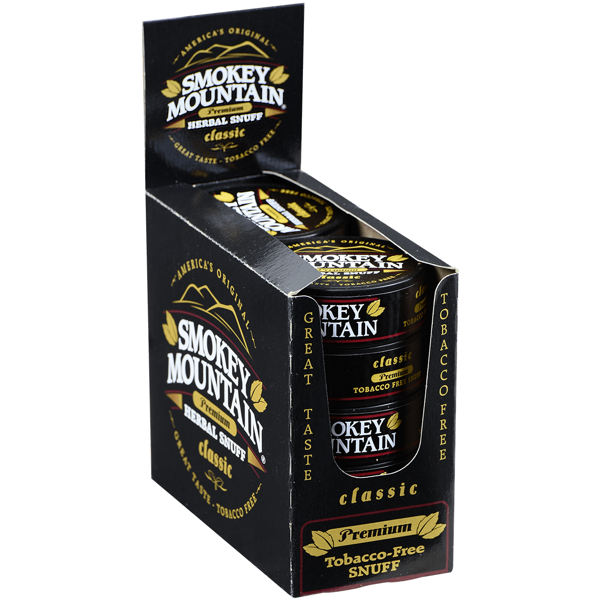 Moist Snuff Non Tobacco Smokey Mountain Classic 10'S 1.20 Oz