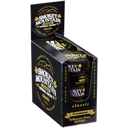 Moist Snuff Non Tobacco Smokey Mountain Classic 10'S 1.20 Oz