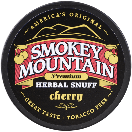 Moist Snuff Non Tobacco Smokey Mountain Cherry 10'S 1.20 Oz