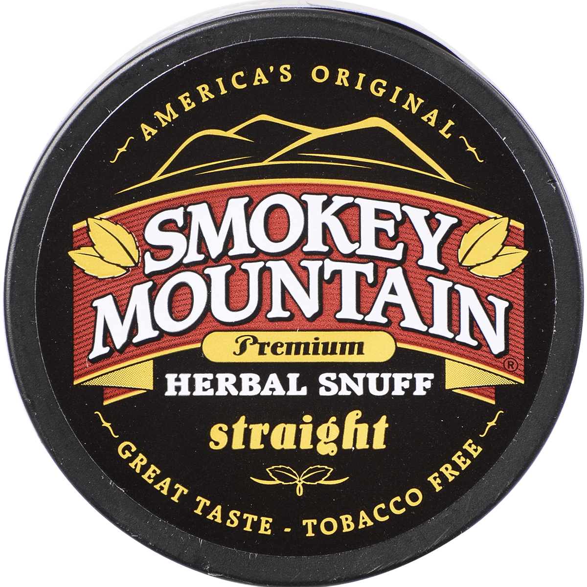 Moist Snuff Non Tobacco Smokey Mountain Straight 10'S 1.20 Oz