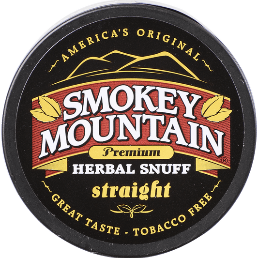 Moist Snuff Non Tobacco Smokey Mountain Straight 10'S 1.20 Oz