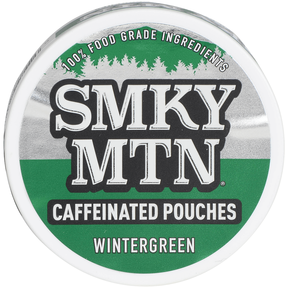 Moist Snuff Non Tobacco Smokey Mountain Wintergreen Pouches 10'S 0.7 Oz