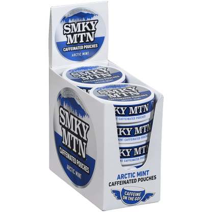 Moist Snuff Non Tobacco Smokey Mountain Arctic Mint Pouches 10'S 0.7 Oz