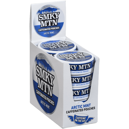 Moist Snuff Non Tobacco Smokey Mountain Arctic Mint Pouches 10'S 0.7 Oz