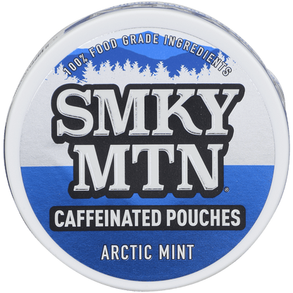 Moist Snuff Non Tobacco Smokey Mountain Arctic Mint Pouches 10'S 0.7 Oz