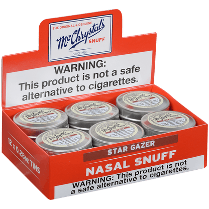Dry Nasal Snuff Mcchrystal Stargazer Snuff 12'S 8 Grams