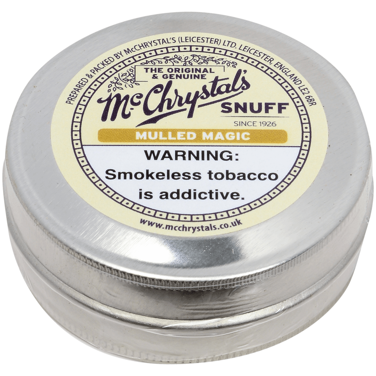 Dry Nasal Snuff Mcchrystals Mulled Magic 12'S 8 Grams