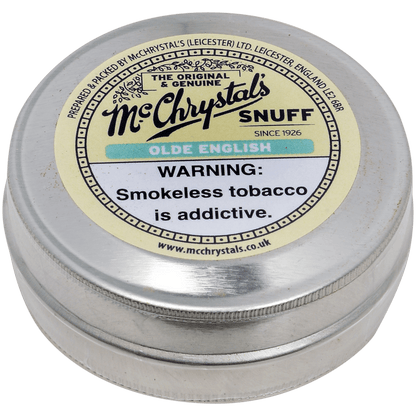 Dry Nasal Snuff Mcchrystals Old English 12'S 8 Grams