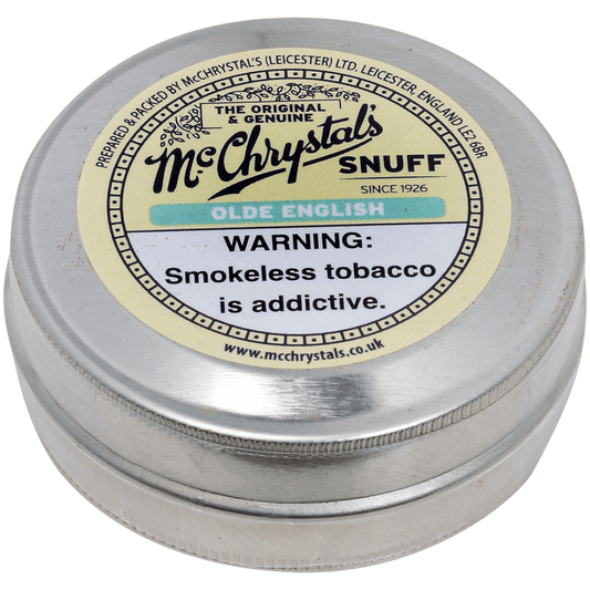 Dry Nasal Snuff Mcchrystals Old English 12'S 8 Grams