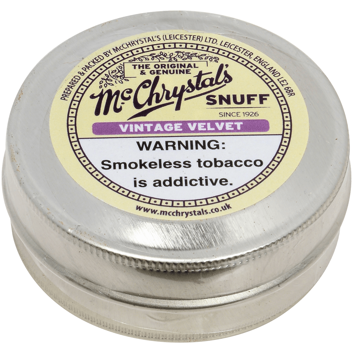 Dry Nasal Snuff Mcchrystals Vintage Violet 12'S 8 Grams