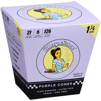 Papers Blazy Susan Purple Cones 1 1/4 21/6 Ct. Display