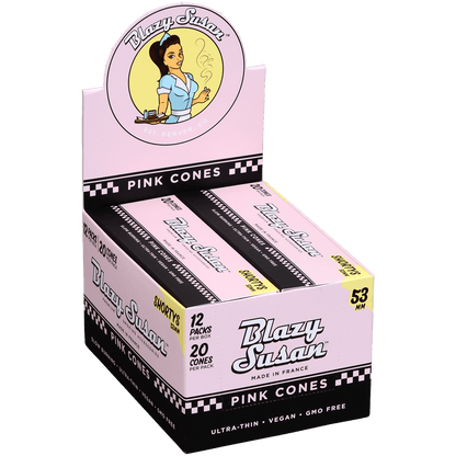 Papers Blazy Susan Pink Cones Shortys 12/20 Ct. Display
