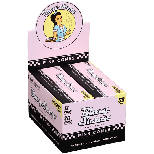 Papers Blazy Susan Pink Cones Shortys 12/20 Ct. Display
