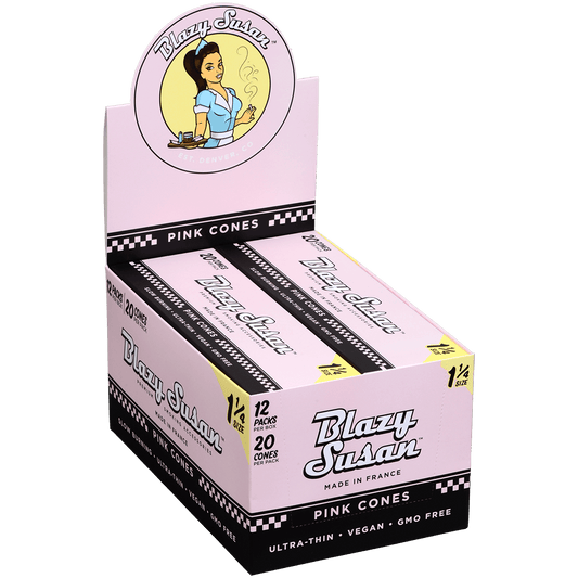 Papers Blazy Susan Pink Cones 1 1/4 12/20 Ct. Display