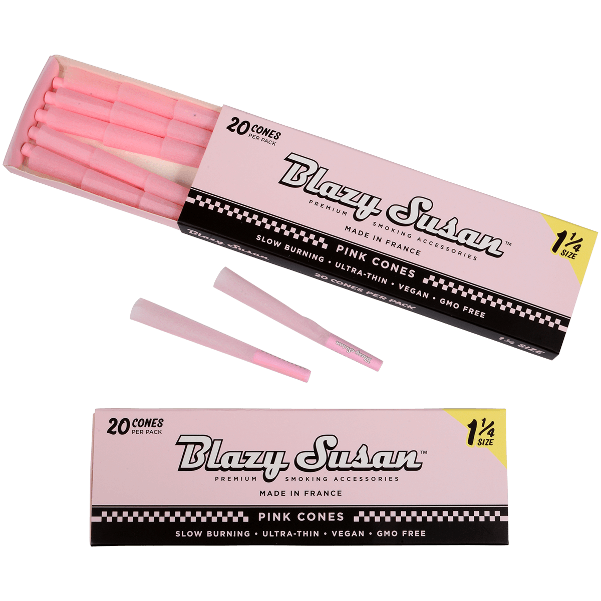 Papers Blazy Susan Pink Cones 1 1/4 12/20 Ct. Display