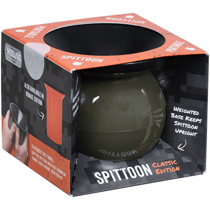 Mudjug Portable Spill Resistant Spittoon Olive Drab