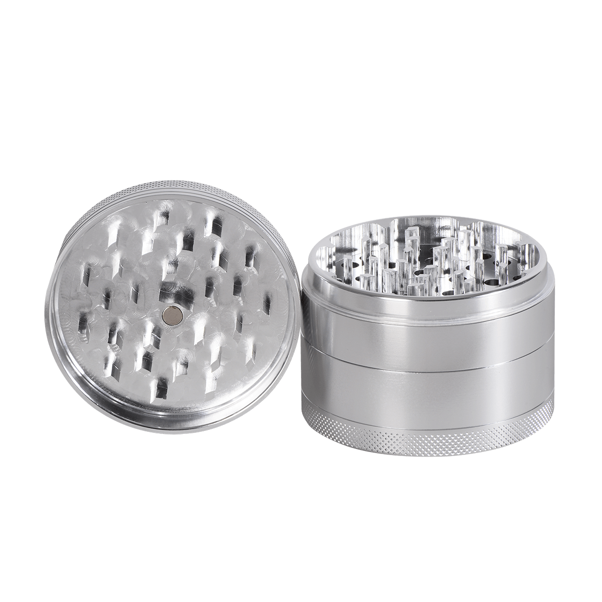 Grinder Greenhouse 2.0" Silver Four Piece