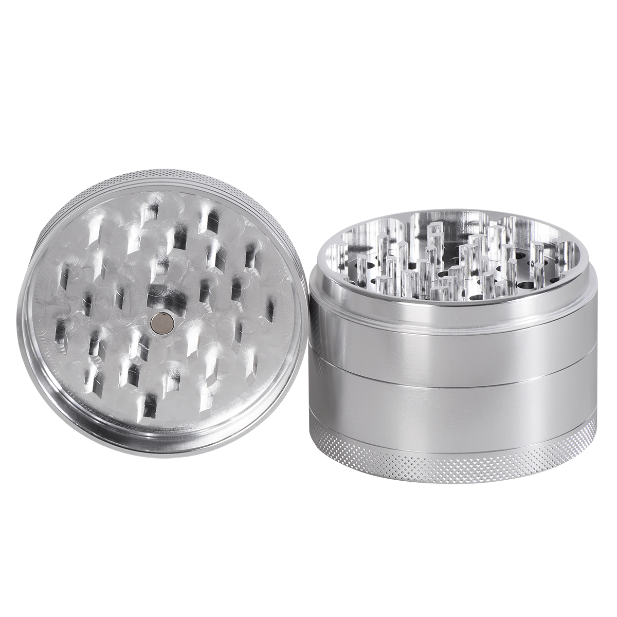 Grinder Greenhouse 2.5" Silver Four Piece