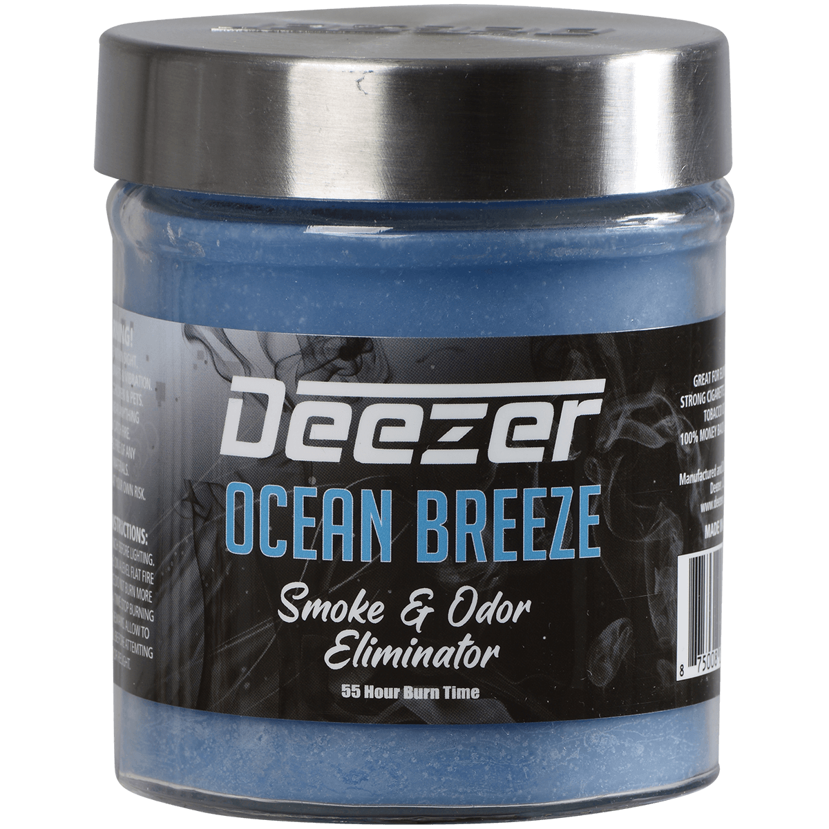 Deezer Smoke & Odor Eliminator Candle Ocean Breeze