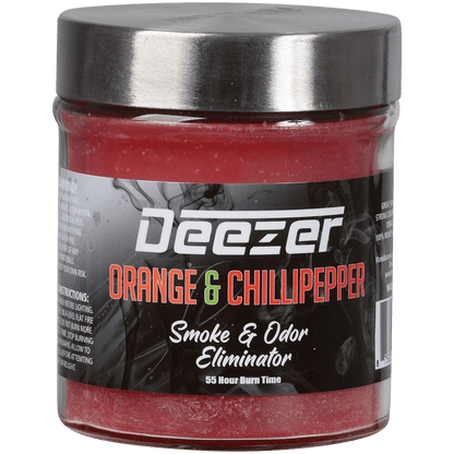 Deezer Smoke & Odor Eliminator Candle Orange & Chili Pepper