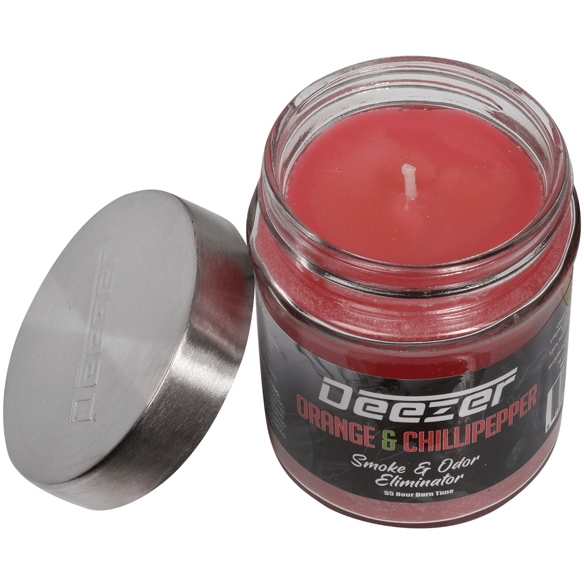 Deezer Smoke & Odor Eliminator Candle Orange & Chili Pepper