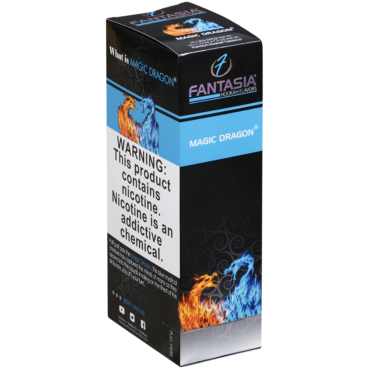 Hookah Tobacco Fantasia Magic Dragon® 50G 10 Ct. Carton