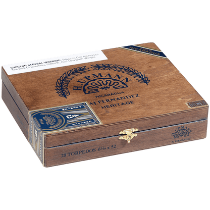 H. Upmann Nicaragua Heritage Made By Aj Fernandez Torpedo 20 Ct. Box 6.13X53