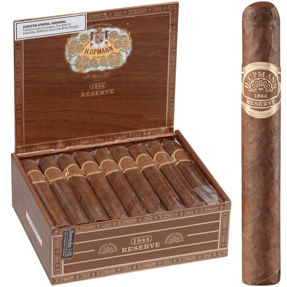 H. Upmann 1844 Reserve Toro 25 Ct. Box 6.00X54