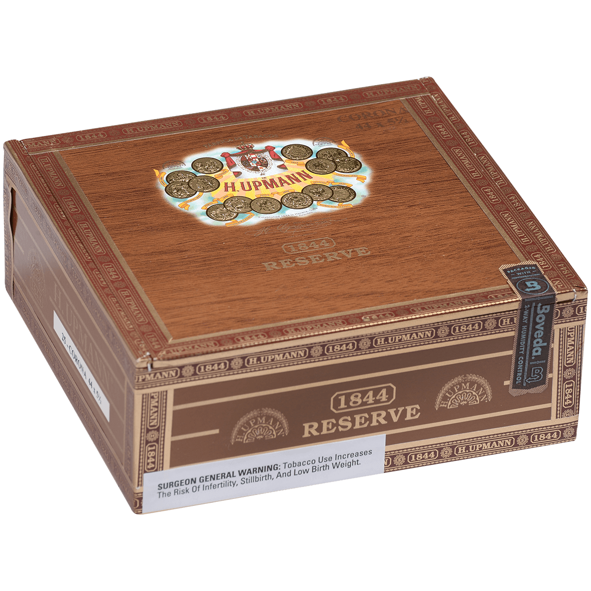 H. Upmann 1844 Reserve Corona 25 Ct. Box 5.50X44