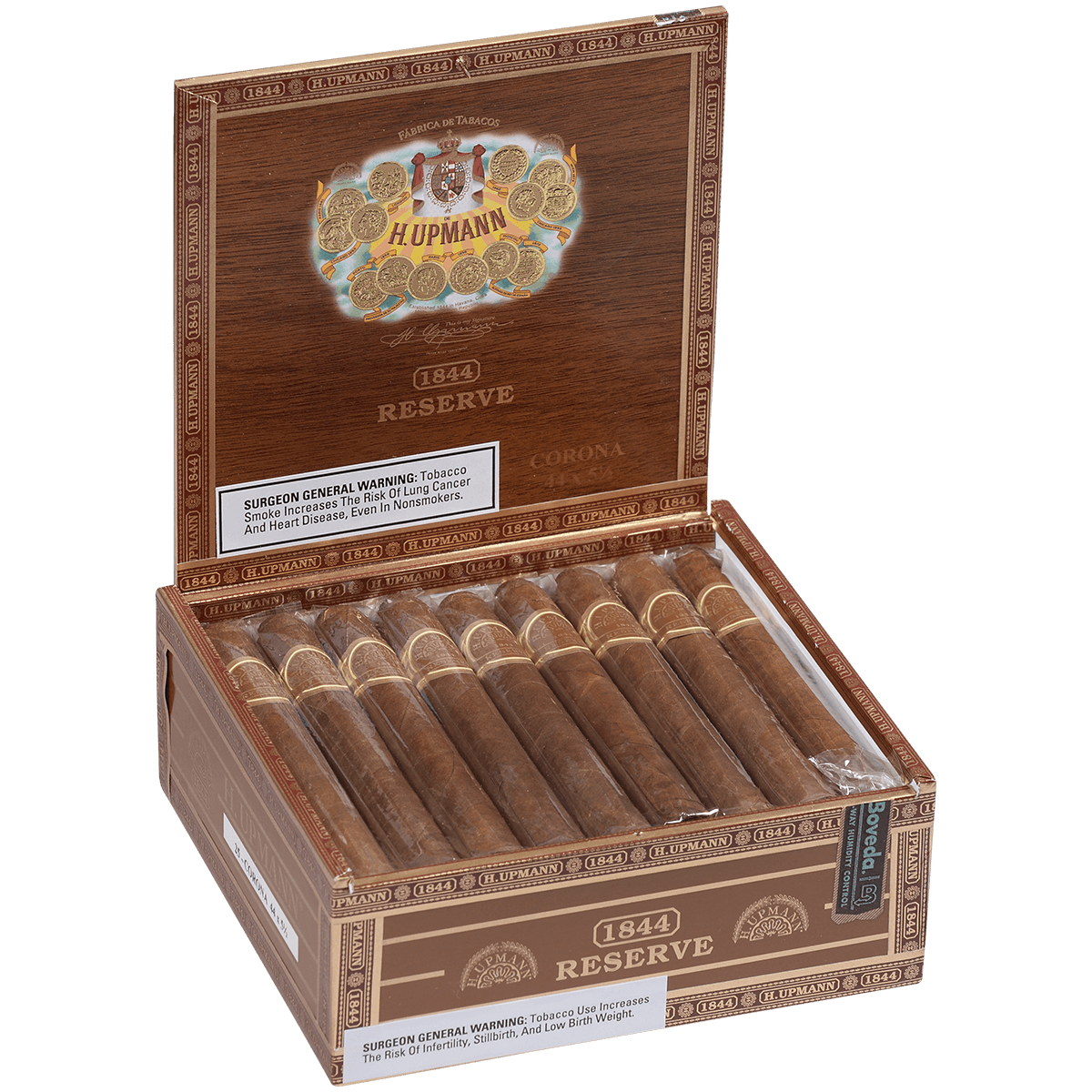 H. Upmann 1844 Reserve Corona 25 Ct. Box 5.50X44
