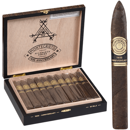 Montecristo 1935 Anniversary Nicaragua No.2 10 Ct Box 6.125X52