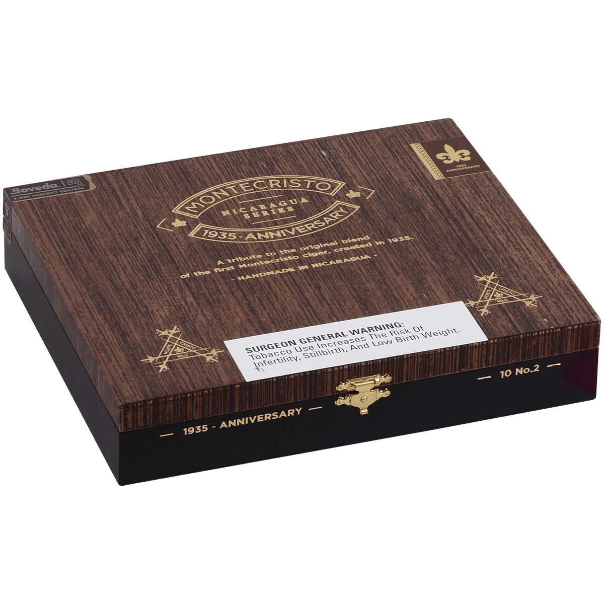 Montecristo 1935 Anniversary Nicaragua No.2 10 Ct Box 6.125X52