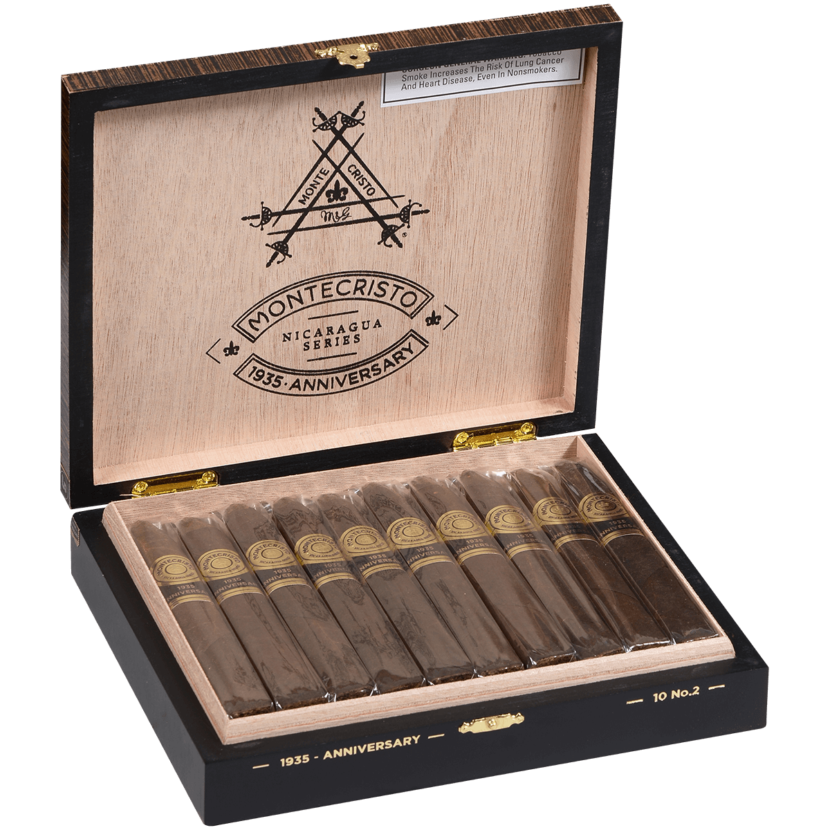 Montecristo 1935 Anniversary Nicaragua No.2 10 Ct Box 6.125X52