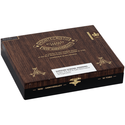 Montecristo 1935 Anniversary Nicaragua Toro 10 Ct Box 6.00X54