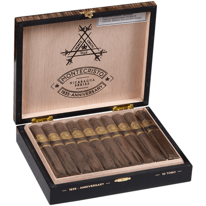 Montecristo 1935 Anniversary Nicaragua Toro 10 Ct Box 6.00X54