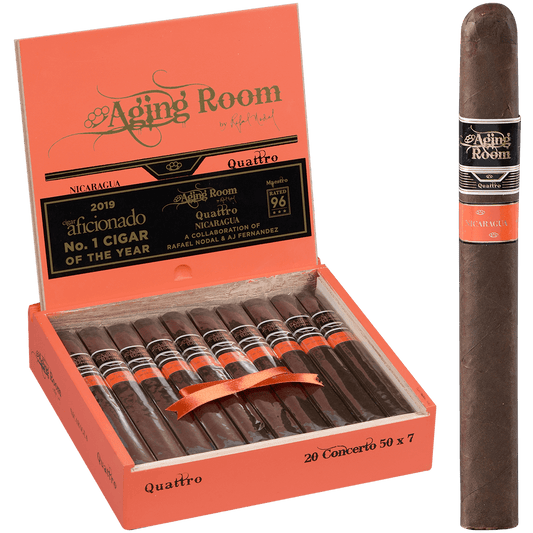 Aging Room Quattro Nicaragua Concerto 20 Ct. Box 7.00X50