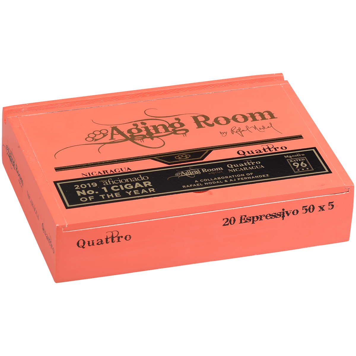 Aging Room Quattro Nicaragua Expressivo 20 Ct. Box 5.00X50