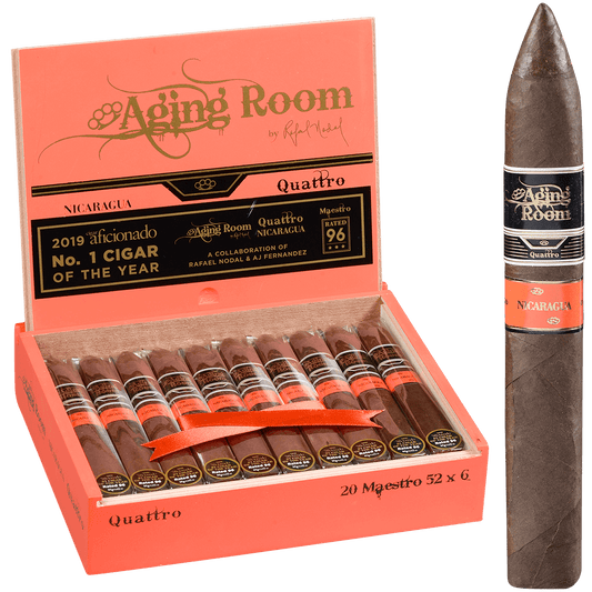 Aging Room Quattro Nicaragua Maestro 20 Ct. Box 6.00X52